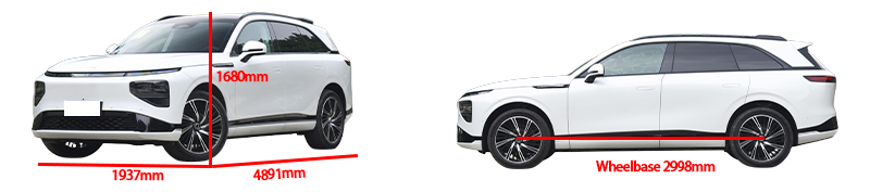 5 Door 5 Seater Xpeng G9 Electric SUV Big Space Long Range