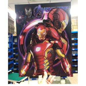 China Eco Friendly 3D Lenticular Poster Wall Art Flip Marvel Comics The Avengers 12&quot; X 16&quot; wholesale