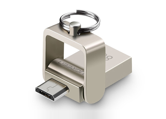 32g Usb Type C Pendrive , Silvery Usb C Memory Stick With Customized Logo