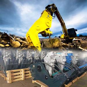 China Heavy Duty Excavator Concrete Crusher , 300 Bar Hydraulic Concrete Muncher wholesale