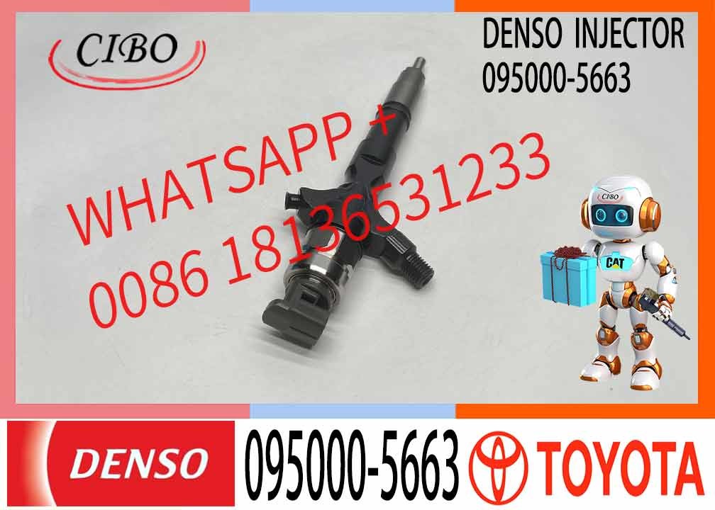 Excavator 095000-5930 095000-5663 095000-5440 095000-8290 095000-8220 Engine Common Rail Fuel Injector 095000-8560