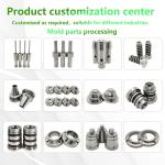 Heat Treatment Precision Injection Molding Parts Waterproof TiCN Surface
