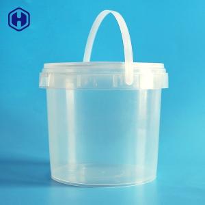 China Plastic PP Clear Food Grade Bucket Strong Waterproof Heat Resistant wholesale
