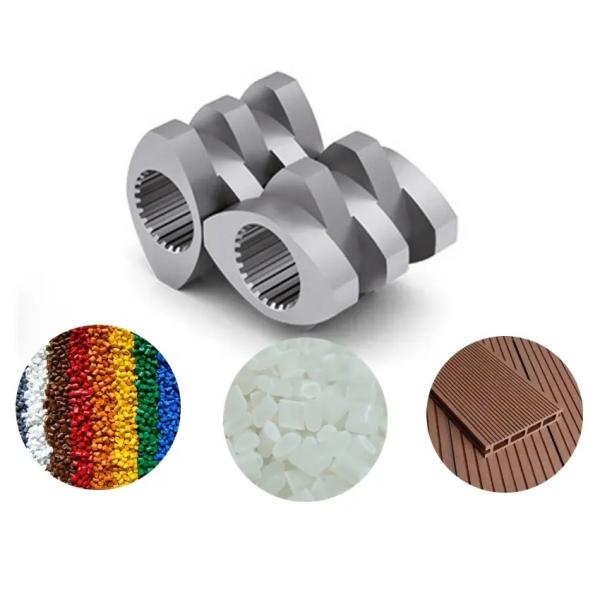 Screw Elements And Barrel Section For Parallel Twin Screw Extrusion