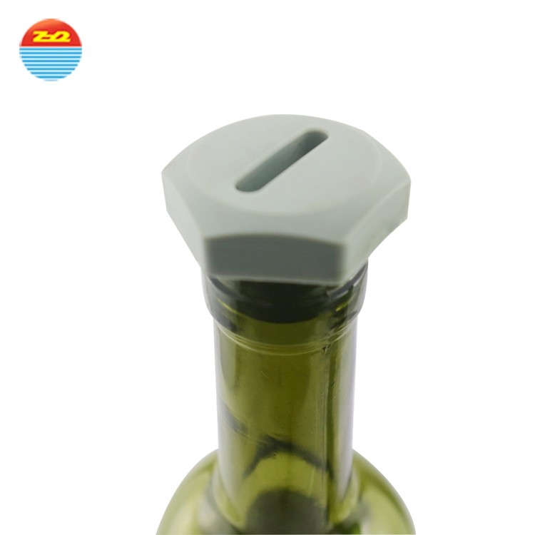 Personalized Air Cork Wine Preserver Red Wine Stopper Silicone Bottle Plug Champagne Sealer