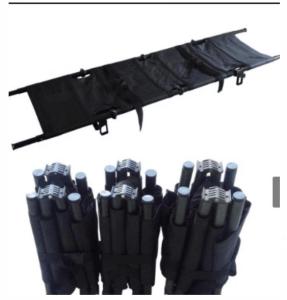China Aluminum Alloy Military Folding Stretcher 8kg Weight 250kg Load Bearing wholesale
