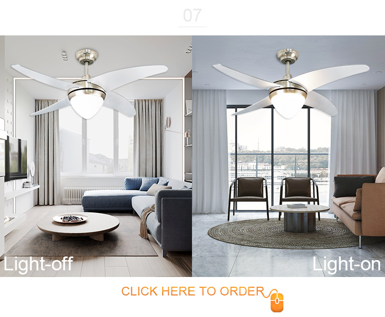 1stshine Ceiling Fan Light with Remote and Wall Mount Effortless Installation