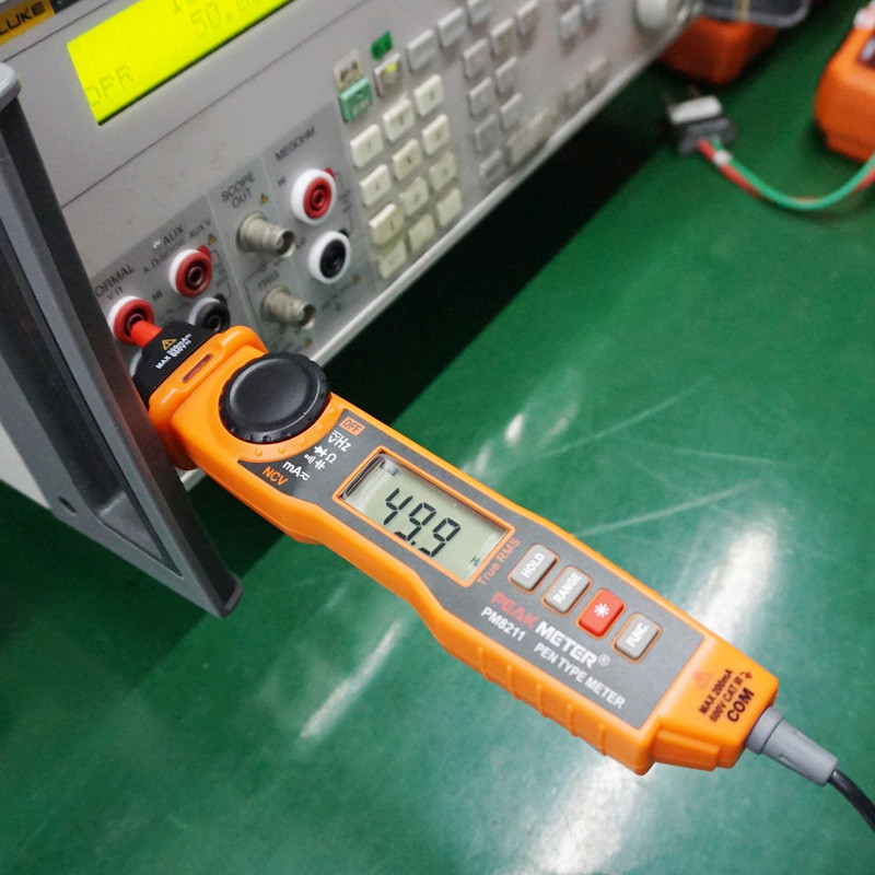 Hand - Held Pen Type Digital Multimeter With NCV Tester And 2000 Counts Display