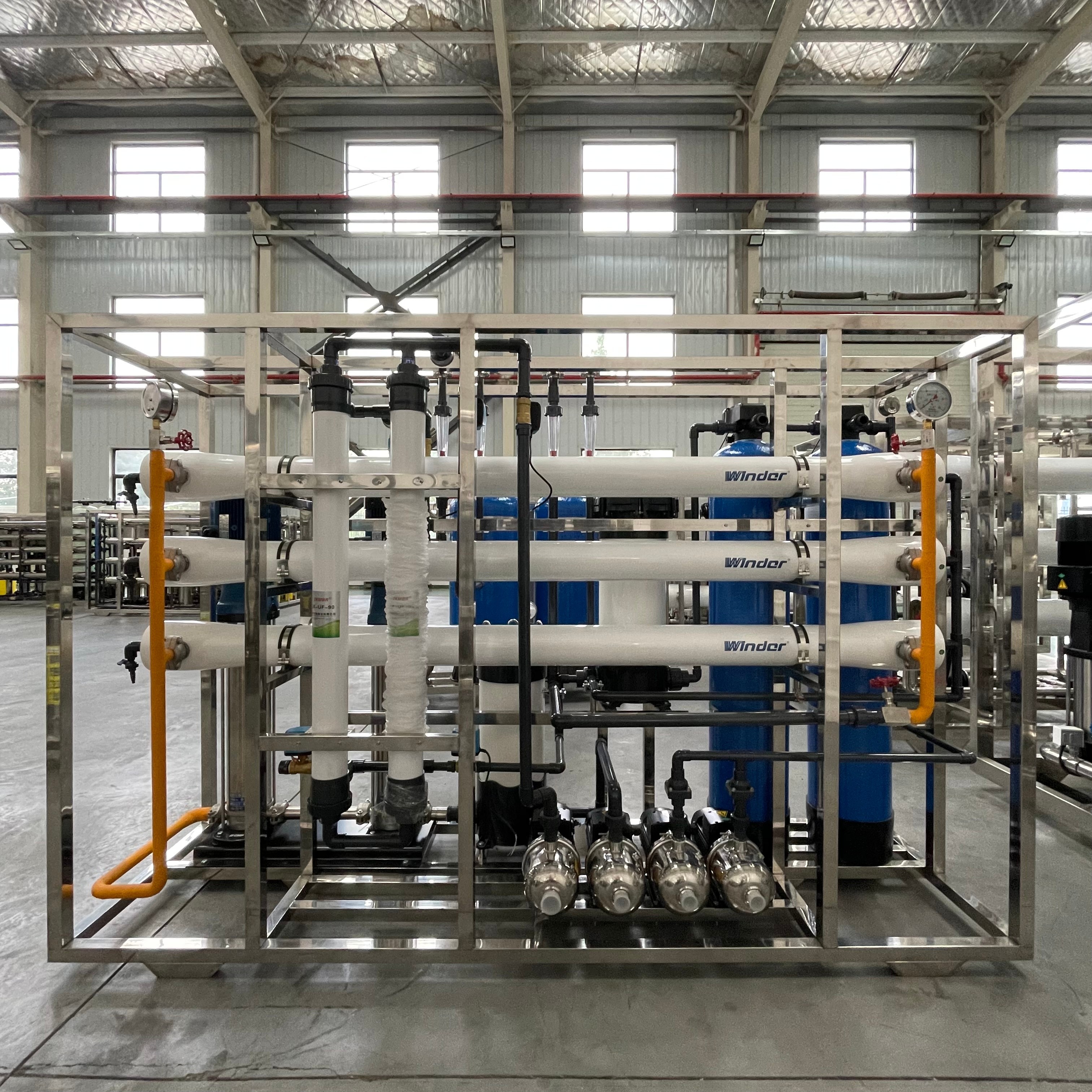 Manufacturer Direct Sales Intelligent 1 Ton / Hour Seawater Desalination System