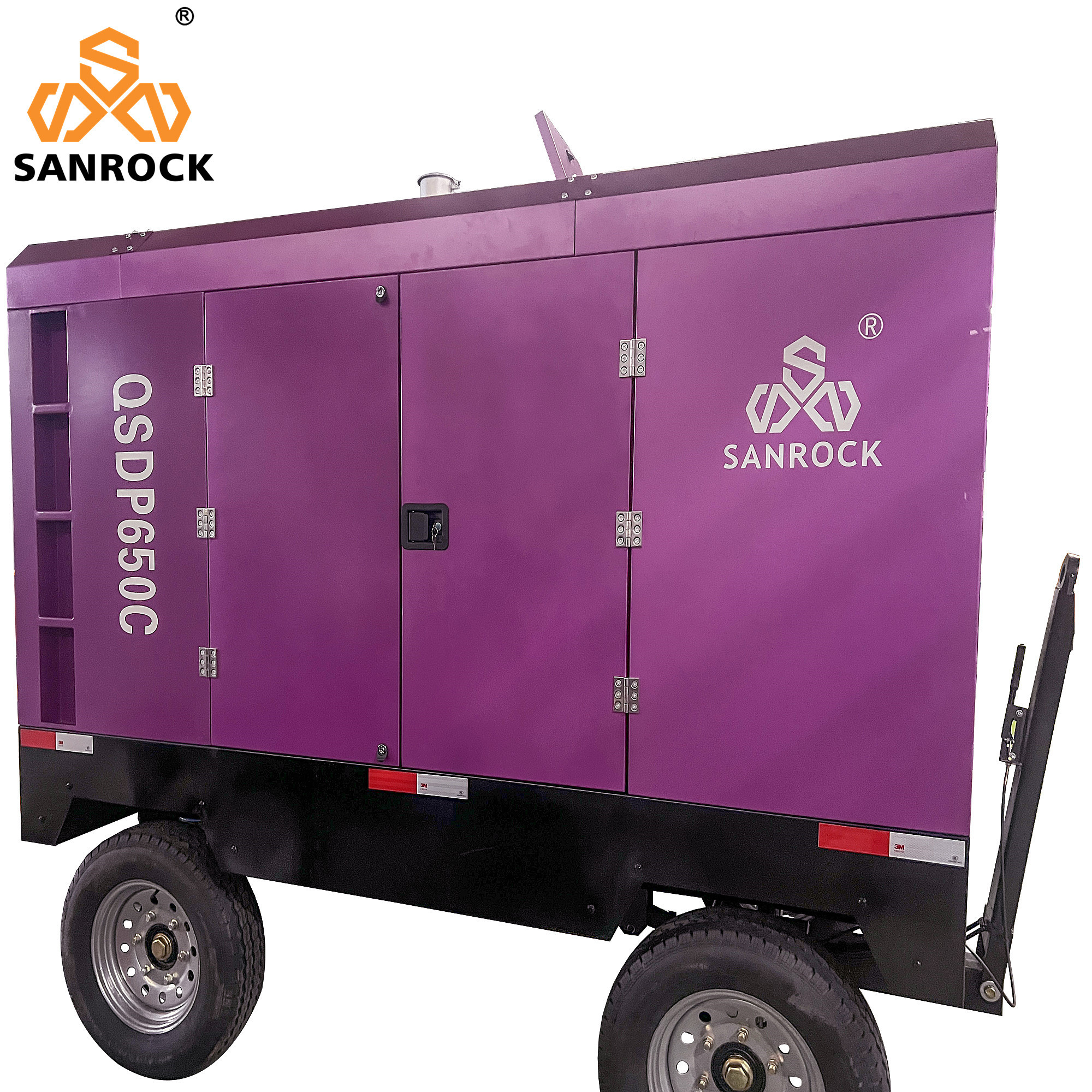 Diesel Screw Air Compressor Portable Air Compressor Machine Air Cooling Screw Air Compressor Manufacturer