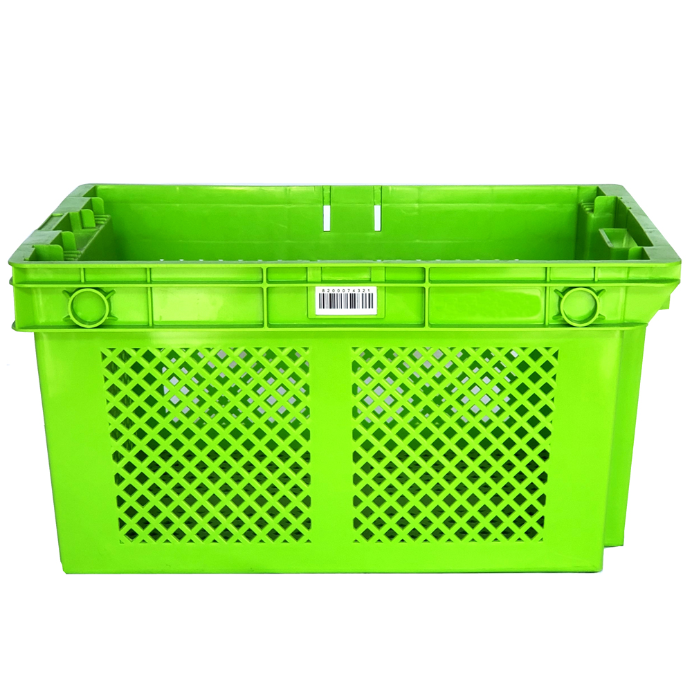 Mesh Style Foldable Agricultural Plastic Crate Perfect for Farm Fruits and Vegetables