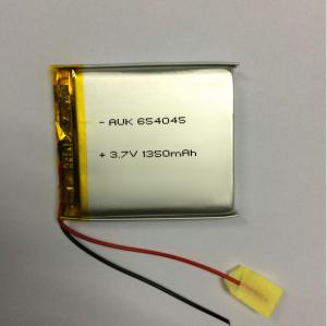 China Rechargeable Smart Li Polymer Battery Pack 3.7v 1350mah Li Ion Battery wholesale
