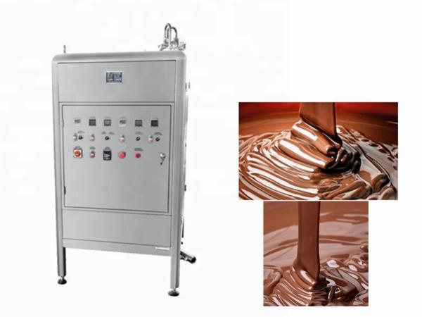Quality 250L Continuous Chocolate Bar Production Line  Chocolate Tempering Equipment for sale