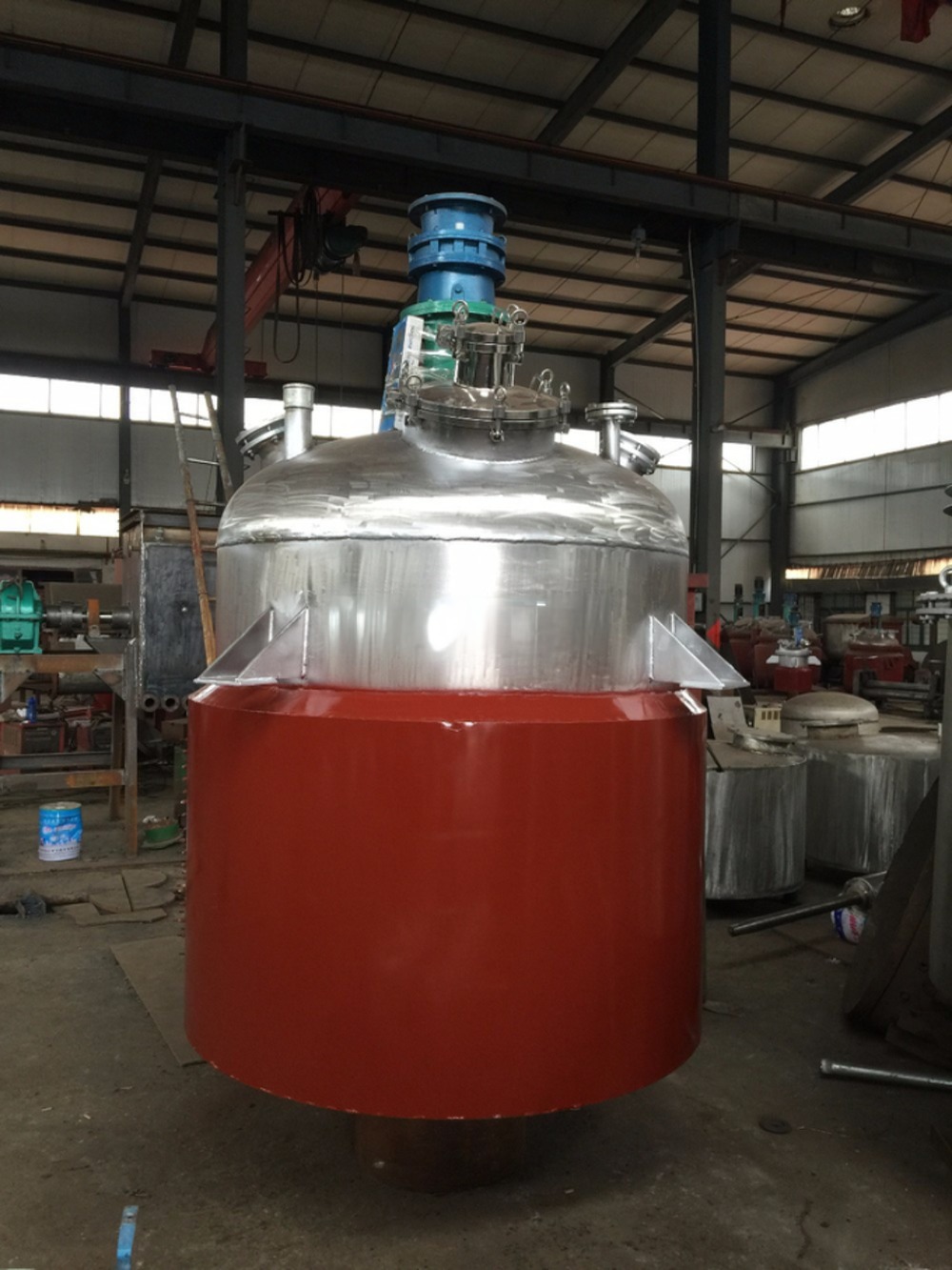Customizable Heating Method 304 Stainless Steel Chemical Reactor with 316 Jacketed Vessel