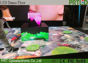 China Waterproof Portable LED Dance Floor P4.81 Interactive LED Floor For Wedding Events wholesale