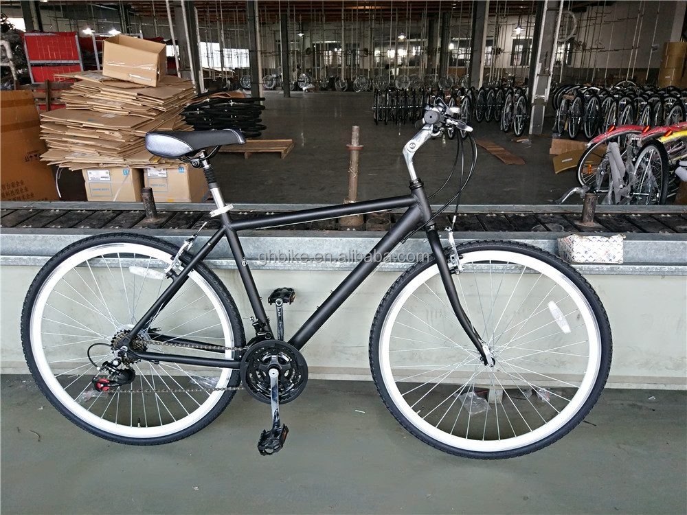 Single Speed Bicycle Classic City Cruiser Bike Women Step Through Lady Bikes 1.8m Long