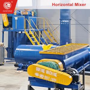 China Stable Performance Double Shaft Horizontal Mixer Fertilizer Blender wholesale