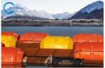 Customized Yellow PE And PU Dredging Pipe Floats Impact Resistant
