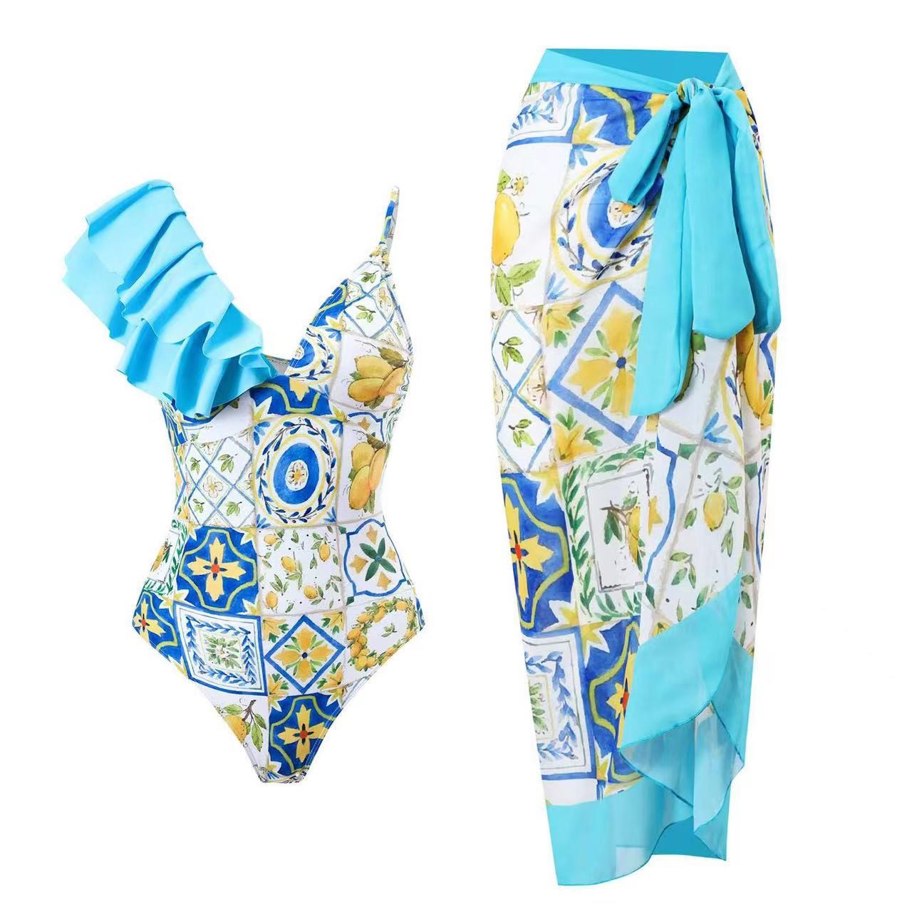 Durable Swimming Suits Bikini Special Fabric Underwire Bathing Suits Split Tight