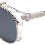 Fashionable Lifestyle Sunglasses Acetete Material Frame Clip On Style