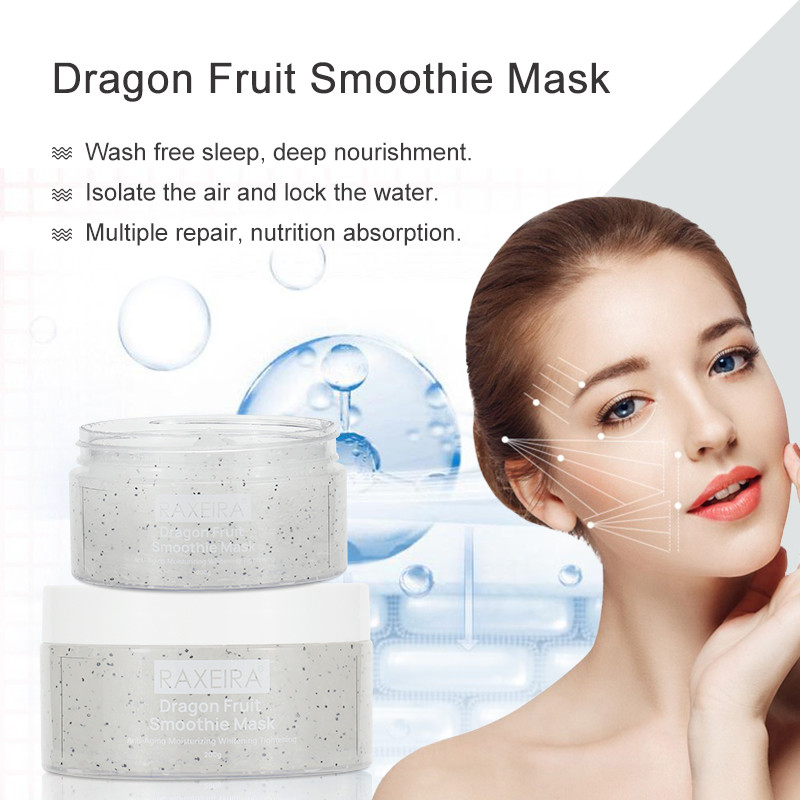 Private Label Natural Gragon Fruit Smoothie Mask For Moisturizing 200g