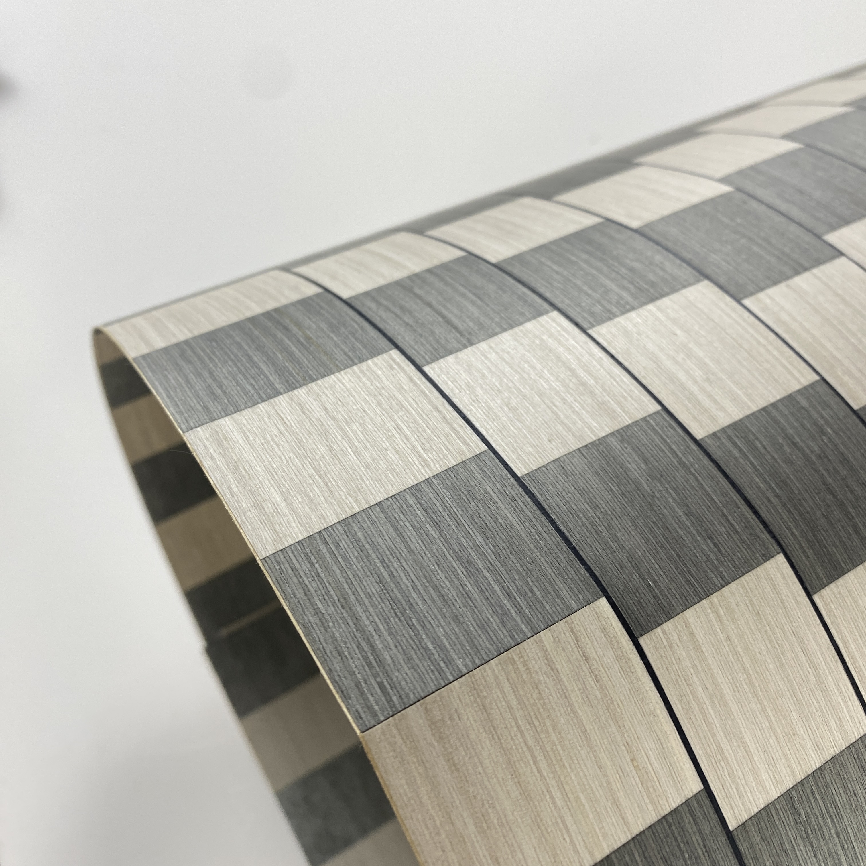 Exotic Parquet Wood Veneer With Fleece Backing DIY For Wallcovering Home Table Decoration