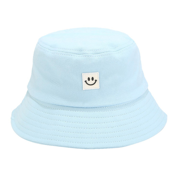Women Smile Print Muts Fisherman Bucket Hat Casquette Sunscreen Outdoor Sombrero