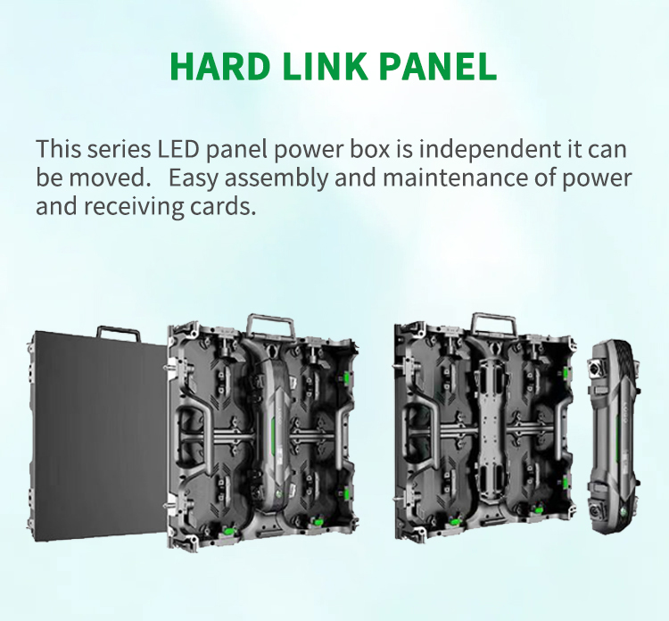 250*250mm Module Size Indoor Rental LED Display 500*500mm Cabinet Size LED Video Wall for Events