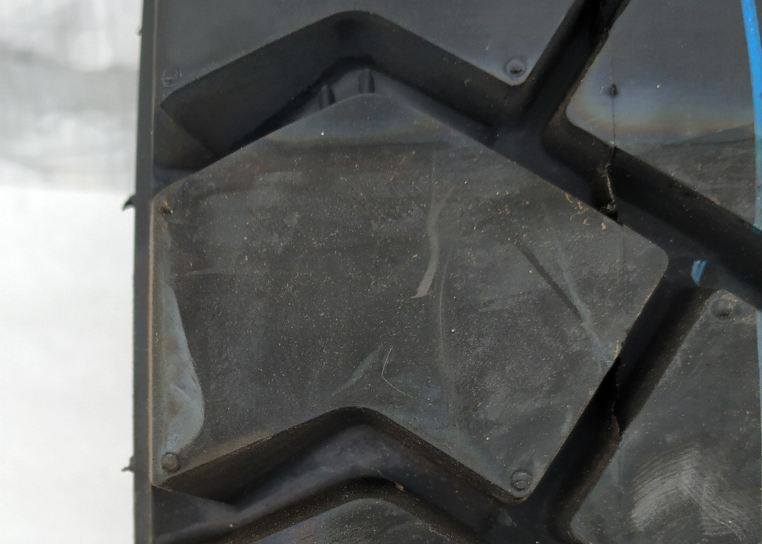 Durable 6.00-9NHS Pneumatic Forklift Tires , Solid Rubber Forklift Tires With Deep Tread