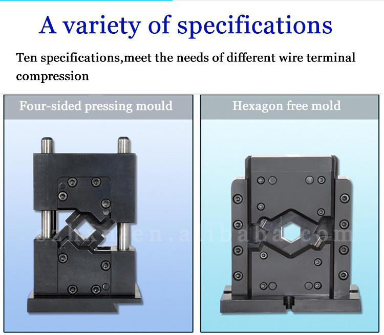 Six Edge Crimping Die Hexagonal Terminal Crimping Applicator for Consistent Pressing