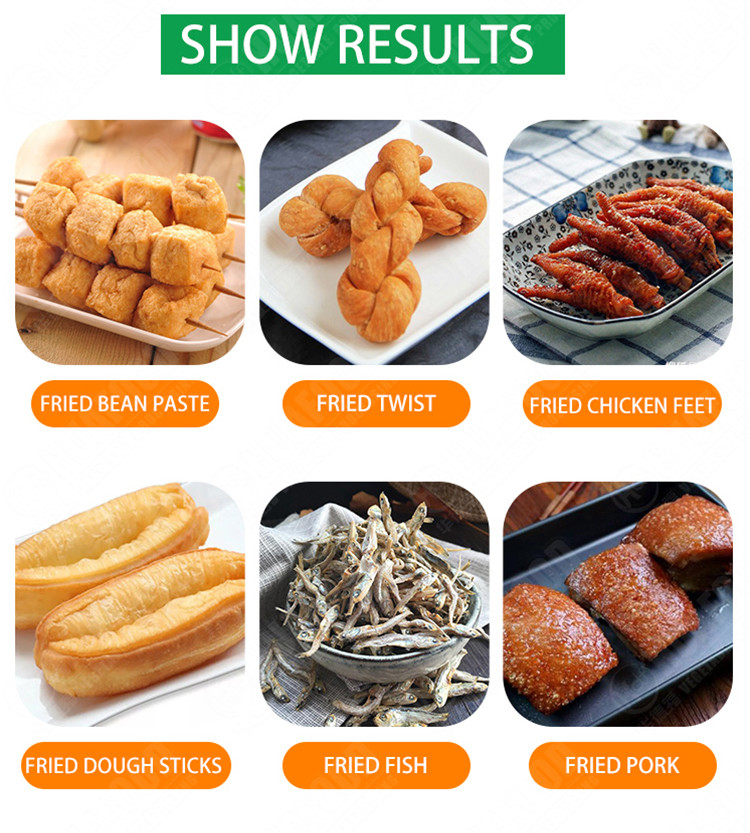 Commercial Single Cylinder 300L Fried Chicken Cooking Machine