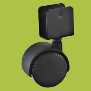 China cheap price casters black clamp platen caster, components for furniture wholesale