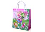Clear Handled Gift PE Plastic Bag For Shopping Gravure Printing Custom Size