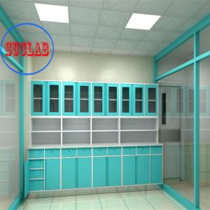 China Metal Type Full Steel Hospital Disposal Work Benches with Drawers Three Section Slider wholesale