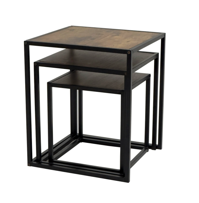 Metal Side Table Living Room Furniture with Modern Design and Luxury Gold Finish