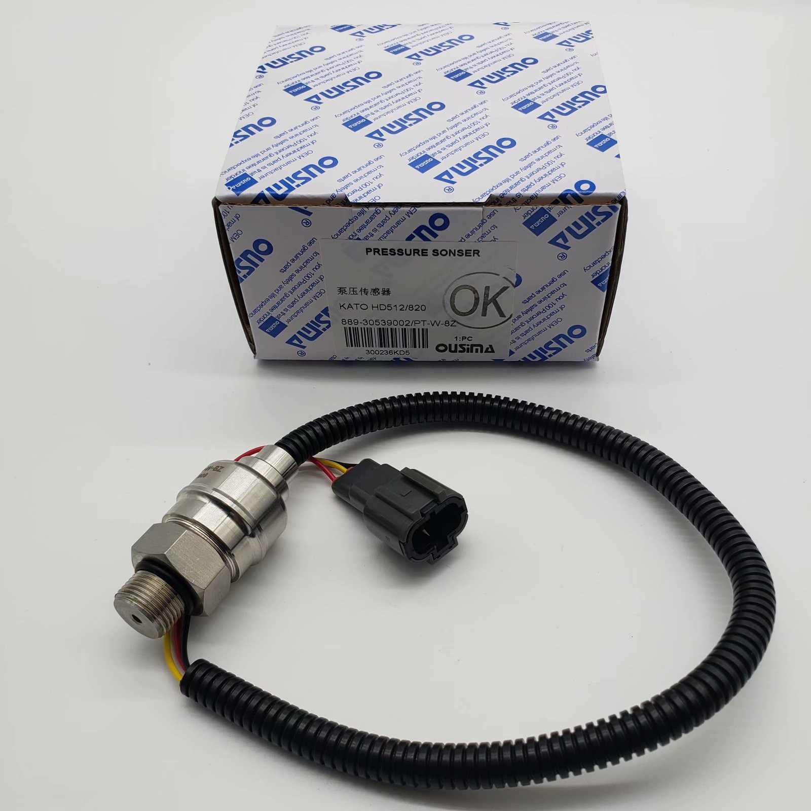PT-W-8Z Excavator Sensor 88930539002 For Kato Excavator HD512 HD820