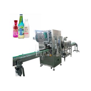 China Photoelectric Shrink Sleeve PVC PET Flat Bottle Sticker Labelling Machine wholesale