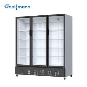 China 50mm Foaming Transparent Glass Fridge Vertical Display Freezer wholesale