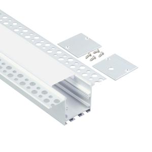 China 74*35mm Plasterboard LED Profile Architectural Gypsum Wall Recessed Linear wholesale
