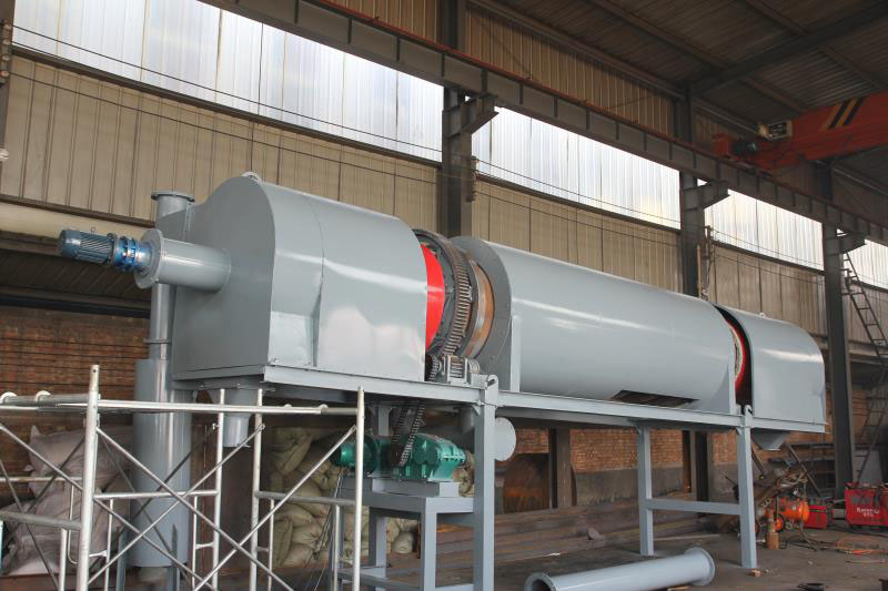 Charcoal Wood Chips 1300kg/H Continuous Carbonization Furnace