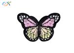 Beautiful Flower Butterfly Custom Embroidered Patches Apparel Accessories