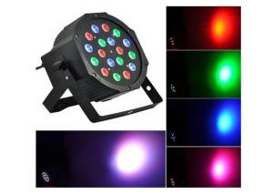 China Cheap Indoor Led Par Light 18 X 1w/3w Flat Par Plastic House Low Cost TSA119 wholesale