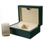 178mm Wrist Watch Accessories Box PU Leather Watch Packaging Box Green