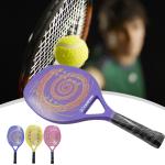Beach Tennis Racket Full Carbon Professional Soft EVA Face Padel Tennis Racquet