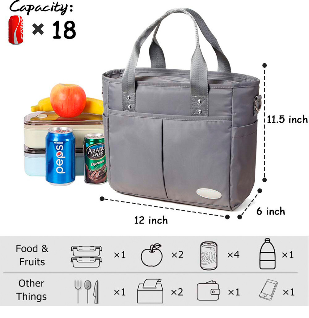 Unisex Multifunctional thermal cooler lunch bag For Picnic