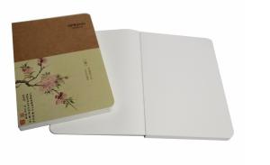 China 120Sht CMYK Christmas Gift Notebook , ISO FSC Kraft Paper Cover Notebook wholesale