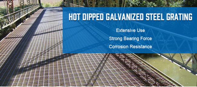 Q195 HDG Welded Steel Bar Grating 25×5 Marine Metal Grate For Driveway