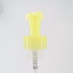 Yellow Travel Bottle 30/410 Foam Dispenser Pump Recyclable PP