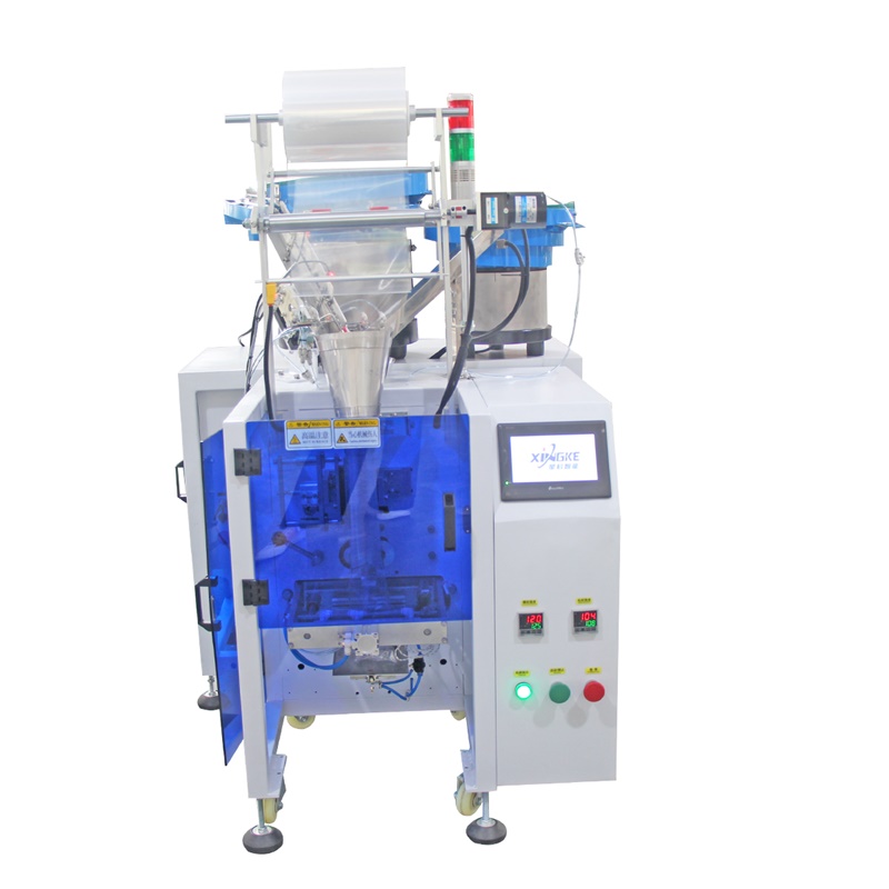 Automatic Pouch 4 Side Seal Hardware Screw Plastic Mixing Wrapping Packaging Machine