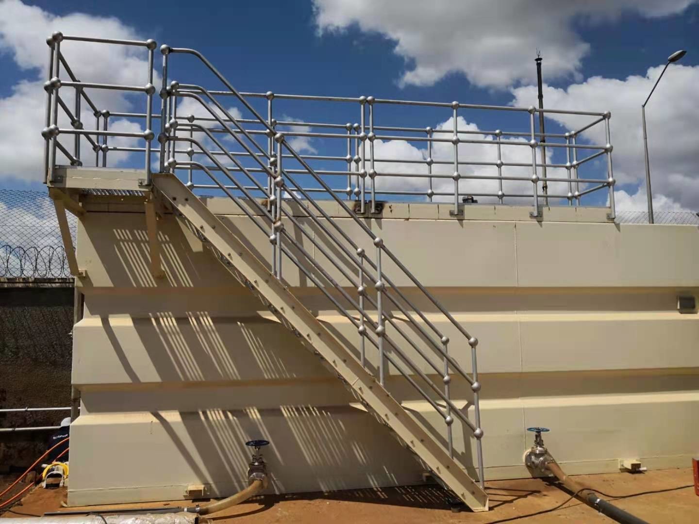 6m 2.2kw Moving Bed Biofilm Reactor MBBR Municipal Effluent Wastewater Treatment Process